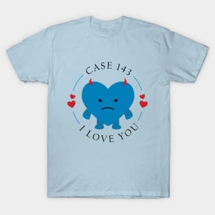 stray kids case 143 blue evil T-Shirt